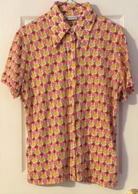 Vintage Ship N Shore Blouse Sz 10 EUC